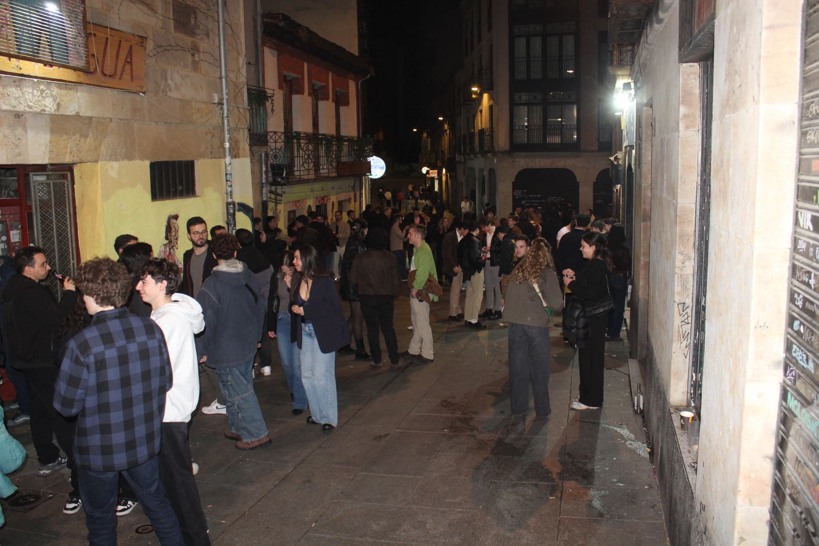 Salamanca de noche, viernes 13 de marzo