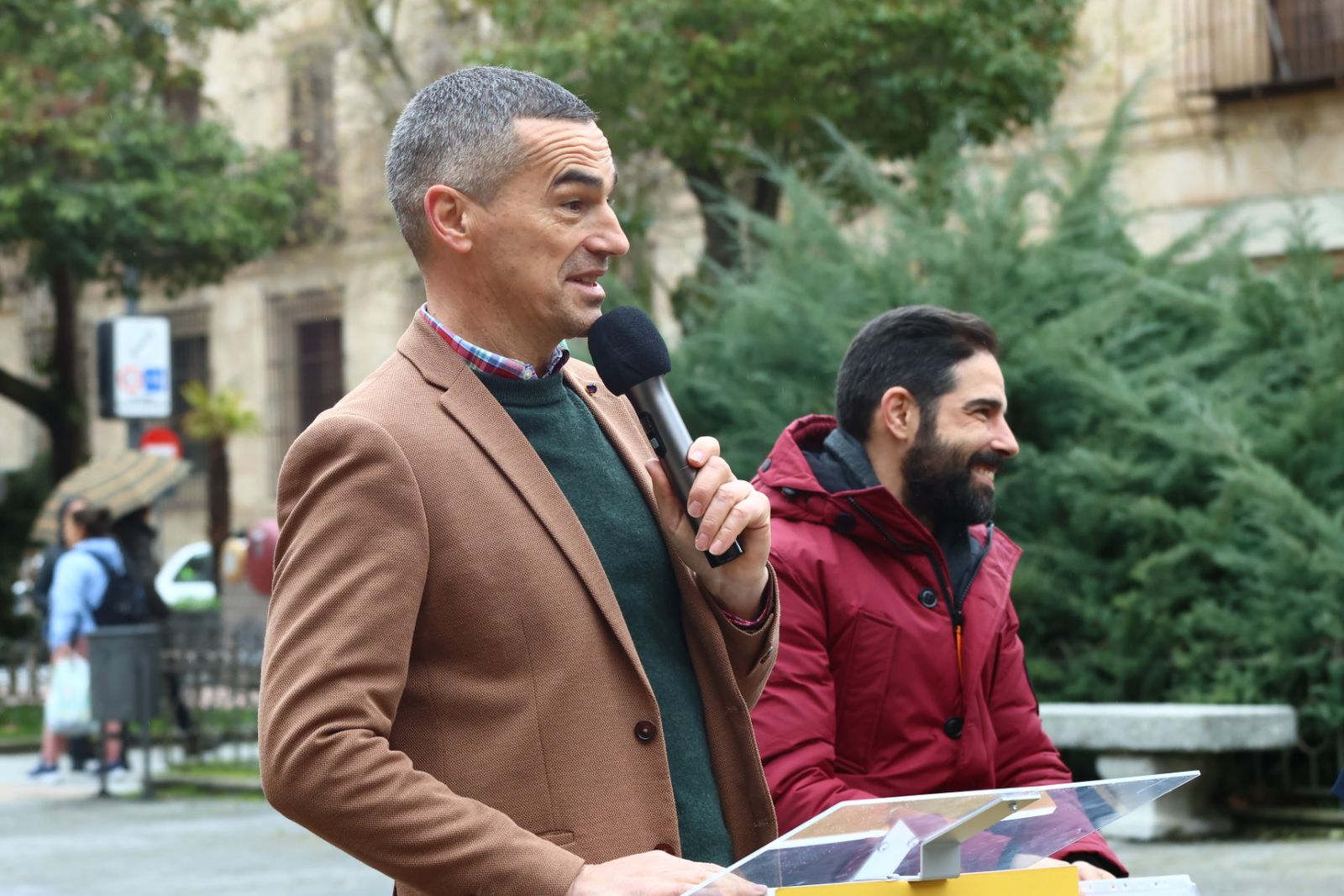 Acto de campaña de Nueve Castilla y León en la Plaza de Los Bandos