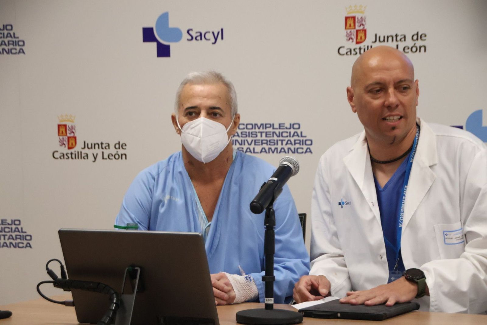 Presentación en rueda de prensa los primeros resultados del programa de trasplante pulmonar en Castilla y León