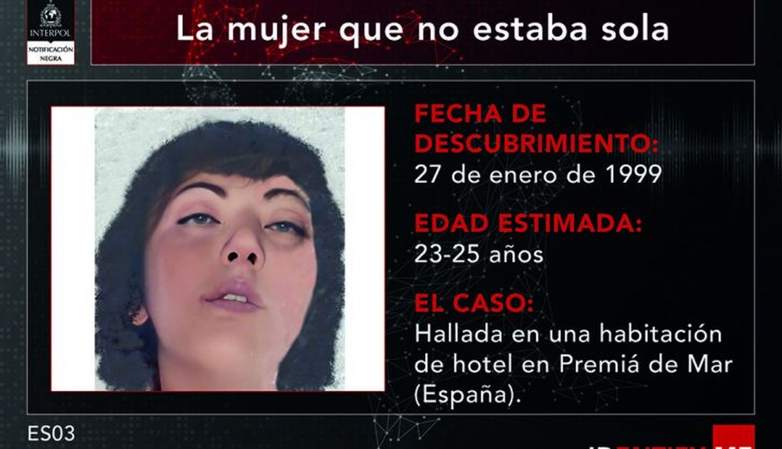  La mujer que no estaba sola. Hallada en una habitación de hotel en Premiá de Mar (España)