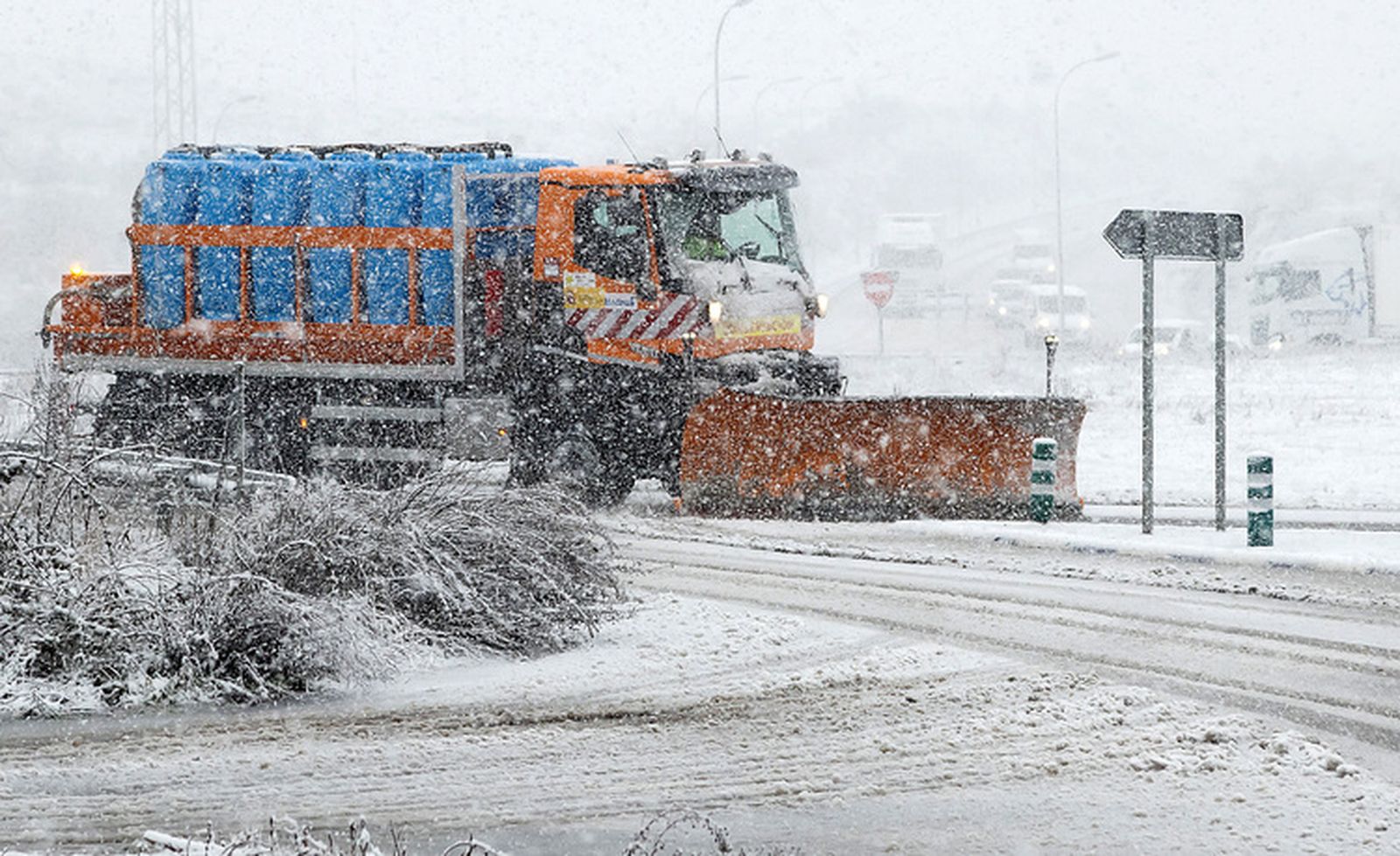 Temporal de nieve en la provincia de Salamanca, nevada 28 de enero de 2026