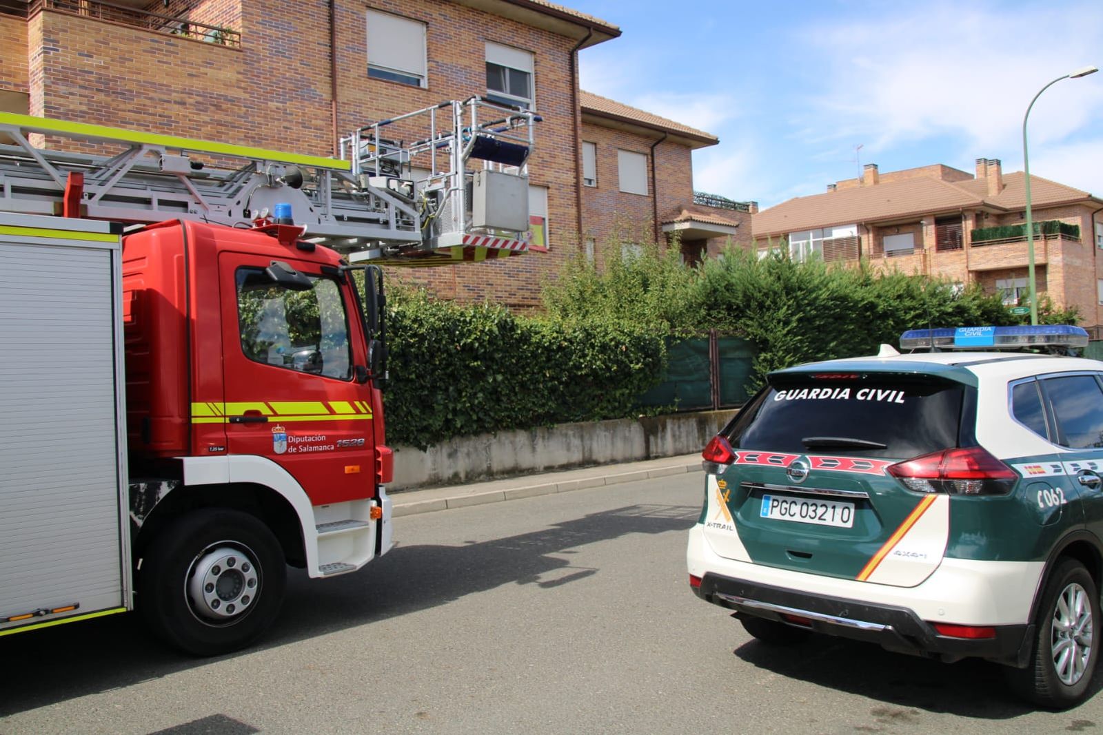 Incendio en una casa de Villamayor junto al Parque Científico