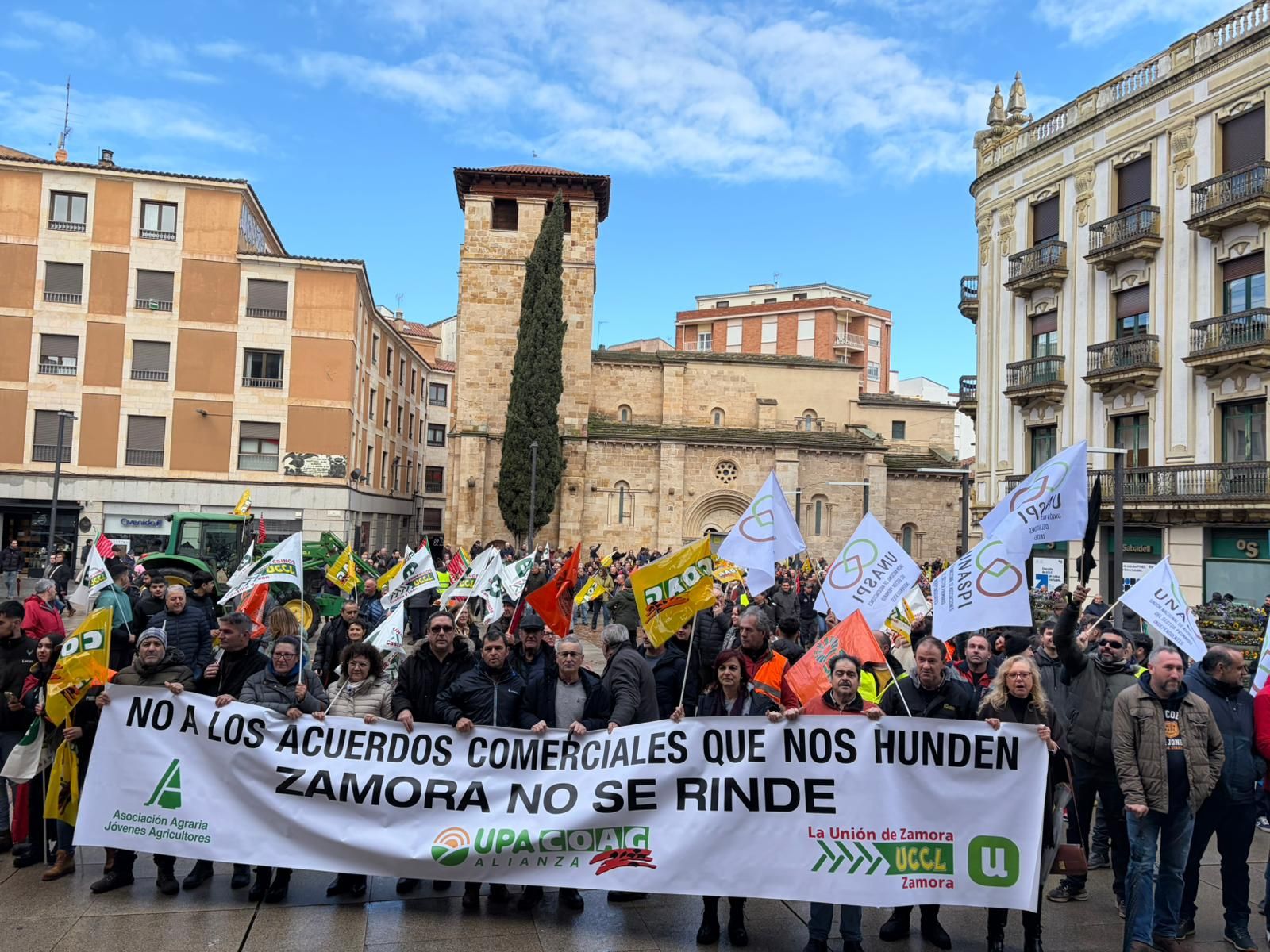 GALERÍA | Protestas en el campo zamorano: multitudinaria tractorada este jueves