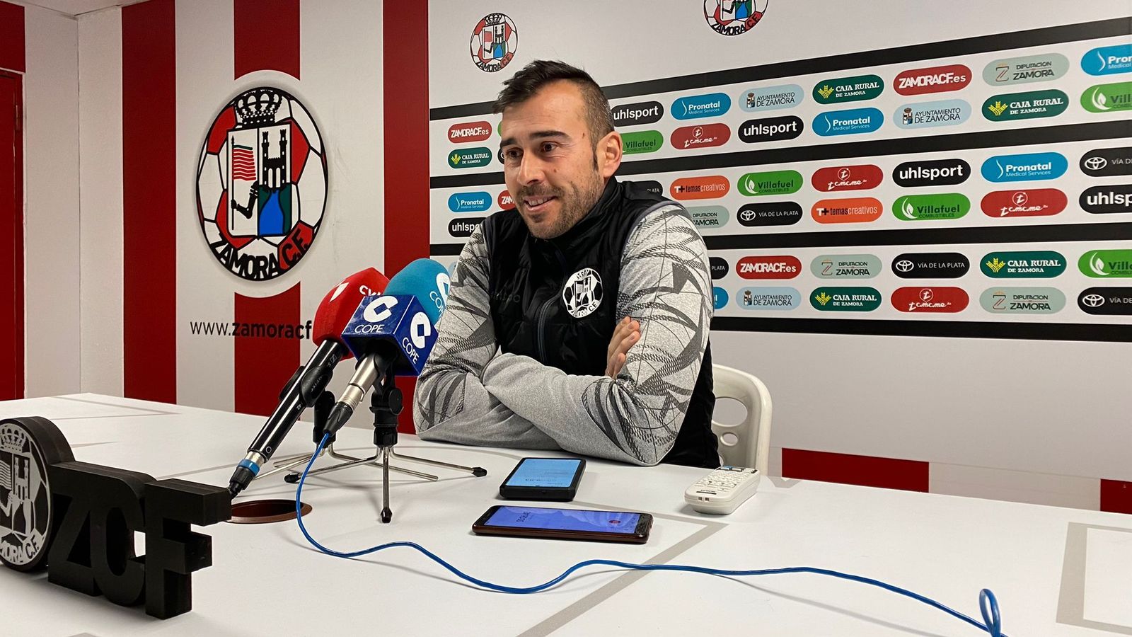 Yago Iglesias en rueda de prensa