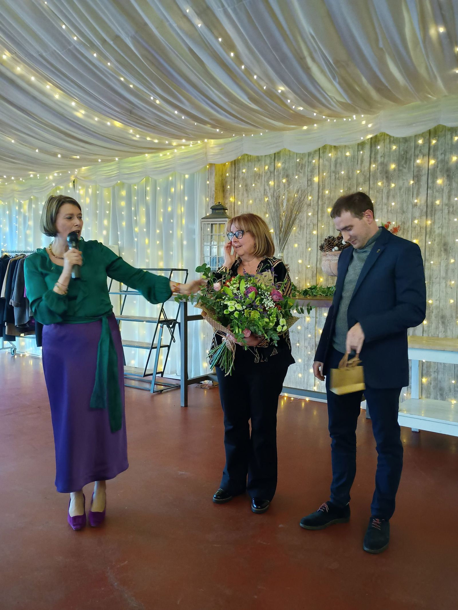 De izquierda a derecha: Ma Teresa Ares (Presidenta), Purificación Tamame (Secretaria Técnica) y Luis Javier Alberca (Secretario)