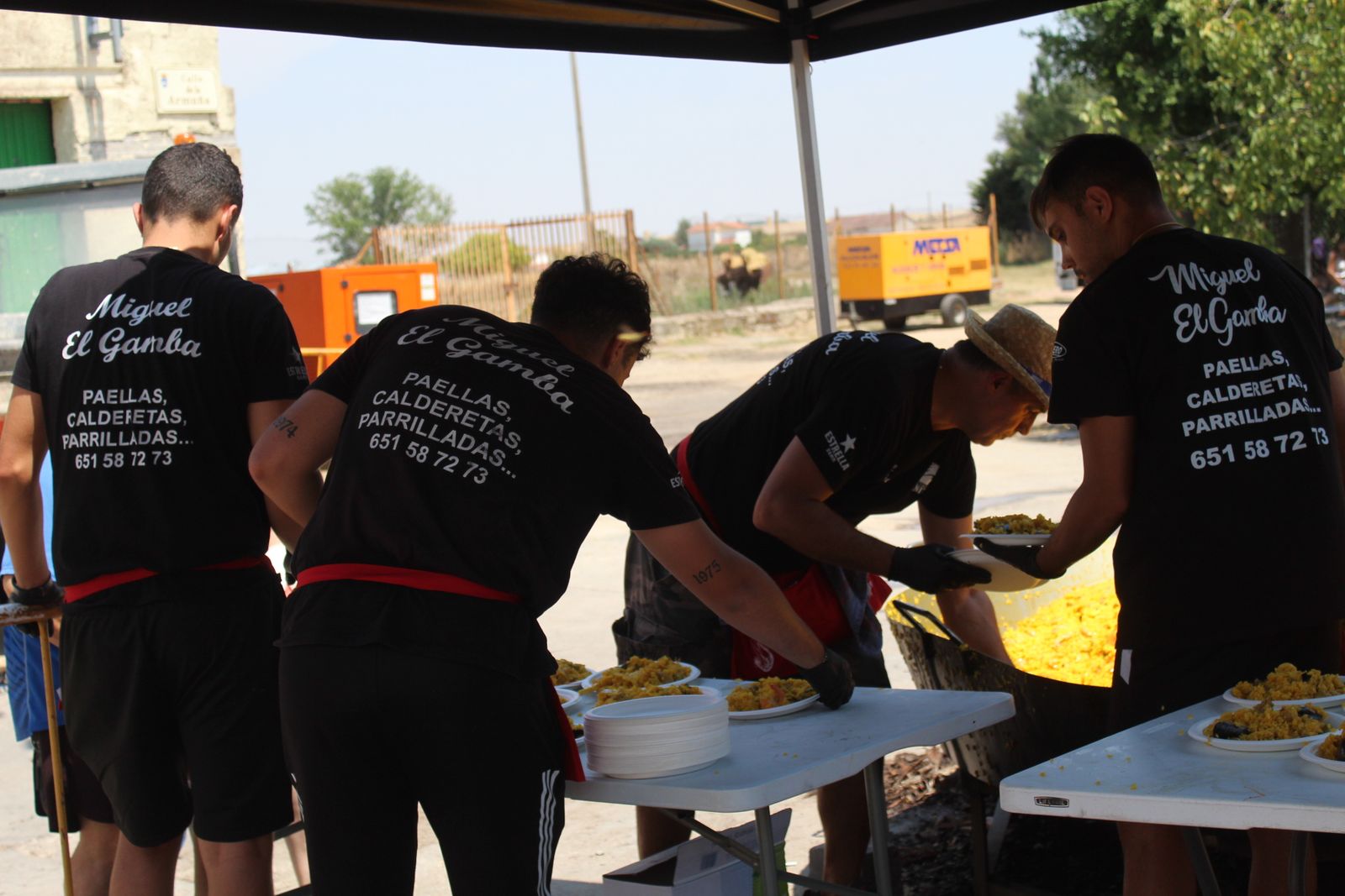 San Cristóbal de la Cuesta. Paellada Popular