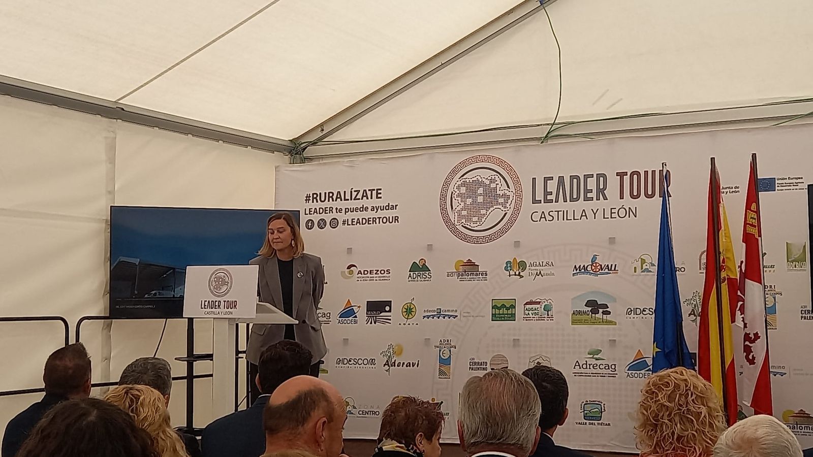 Inauguración de la carpa Leader Tour