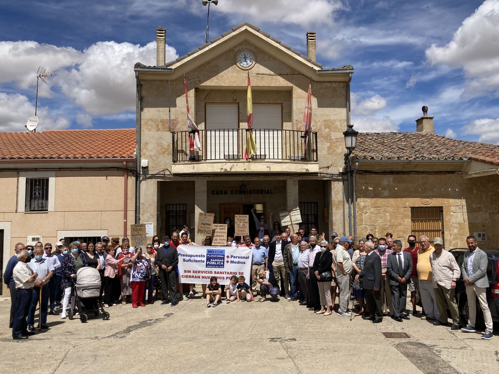 Peleas de Abajo se une a las reivindicaciones por una sanidad rural de calidad