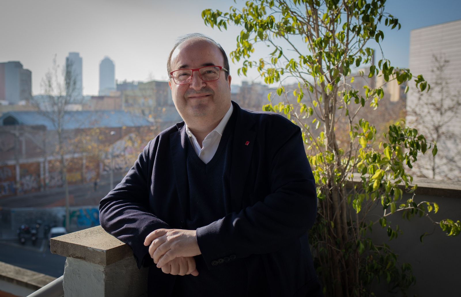 El ministro de Cultura y Deporte Miquel Iceta, posa durante una entrevista | EP