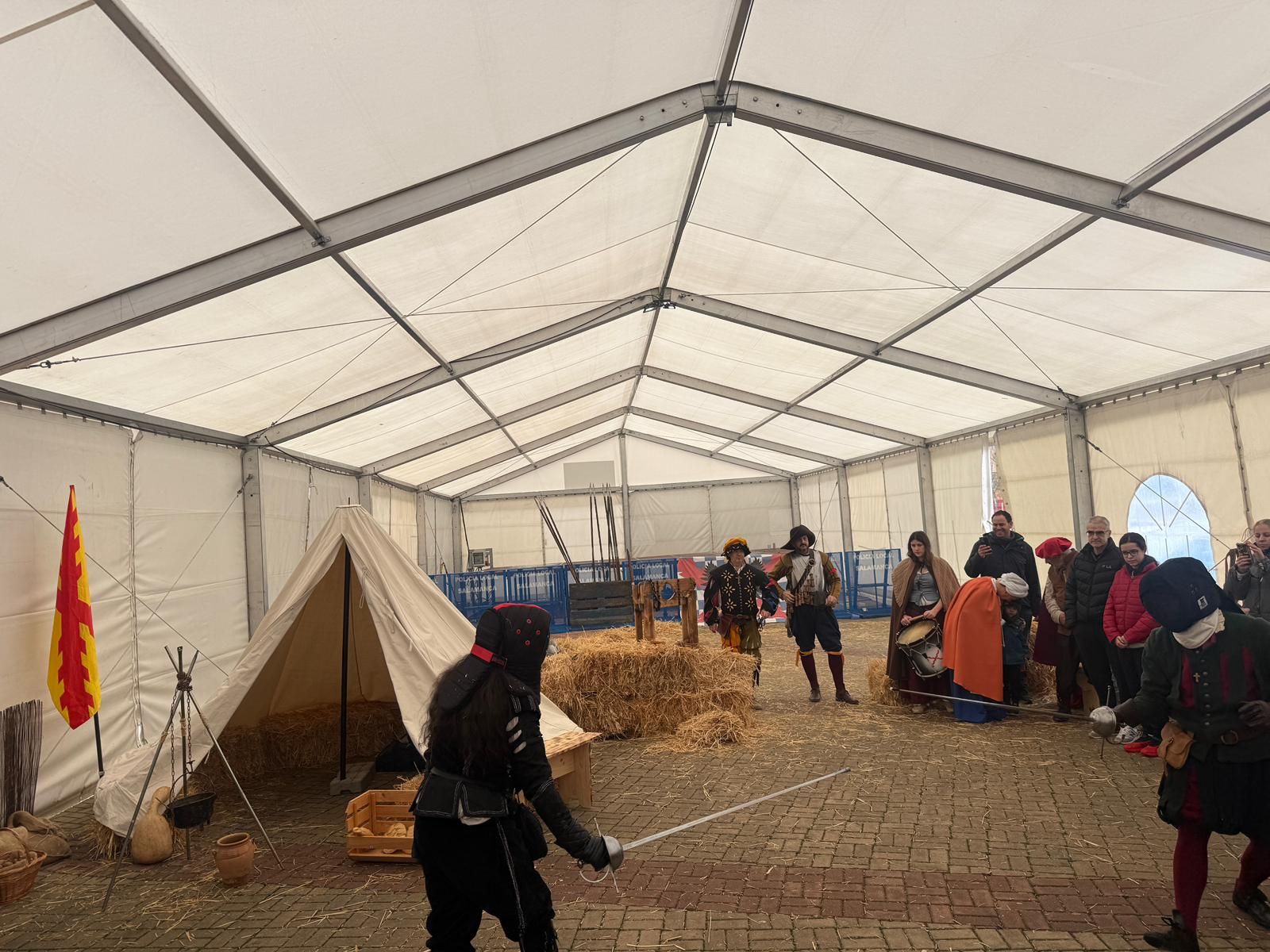 Campamento de los tercios en Santa Marta de Tormes