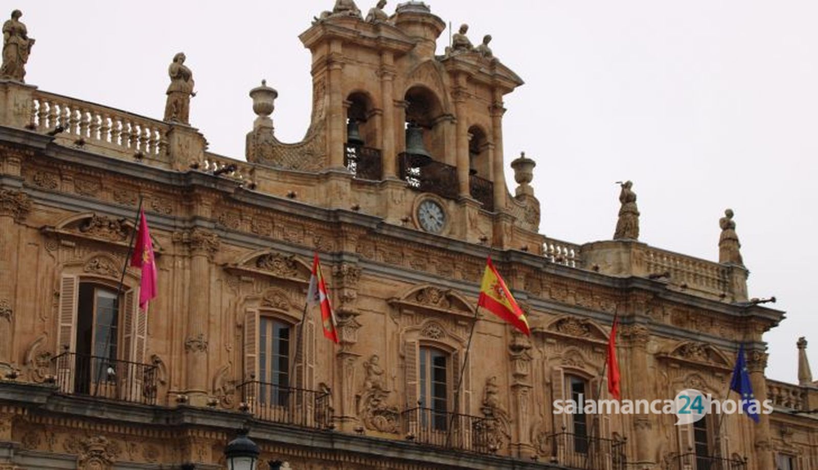 Fachada del Ayuntamiento de Salamanca. Imagen de archivo Salamanca24horas.com Fachada del Ayuntamiento de Salamanca. Imagen de archivo Salamanca24horas.com