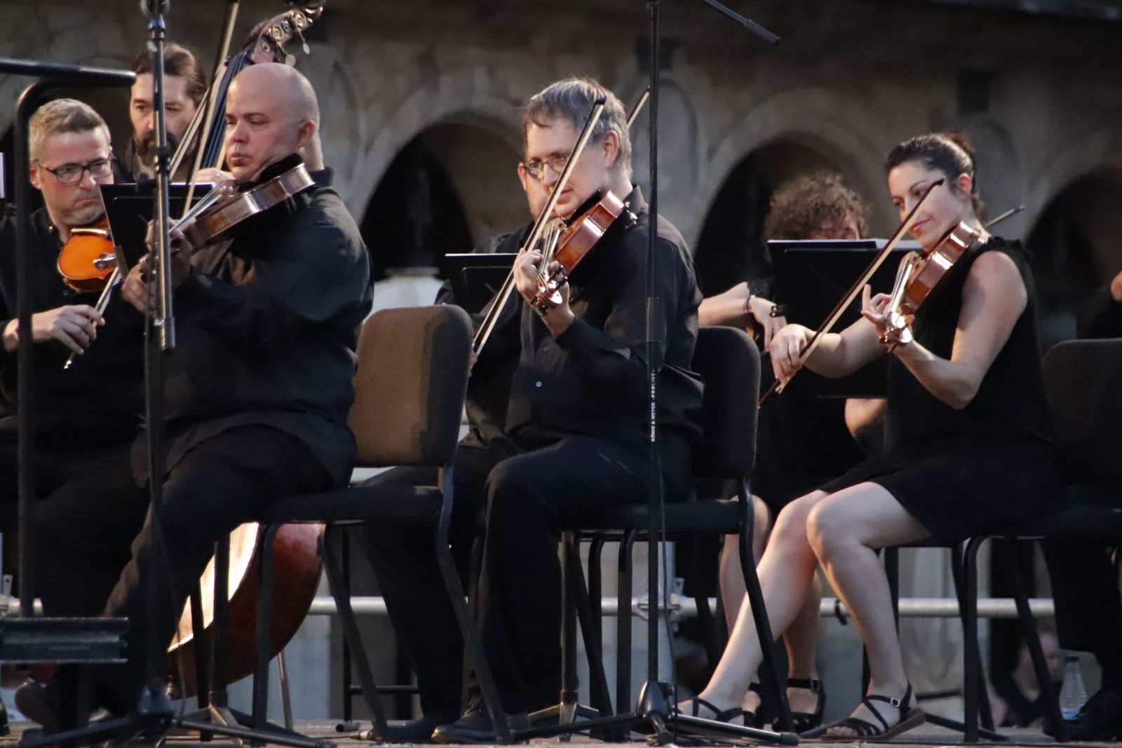 Concierto de la Orquesta sinfónica de Castilla y León. Foto de archivo