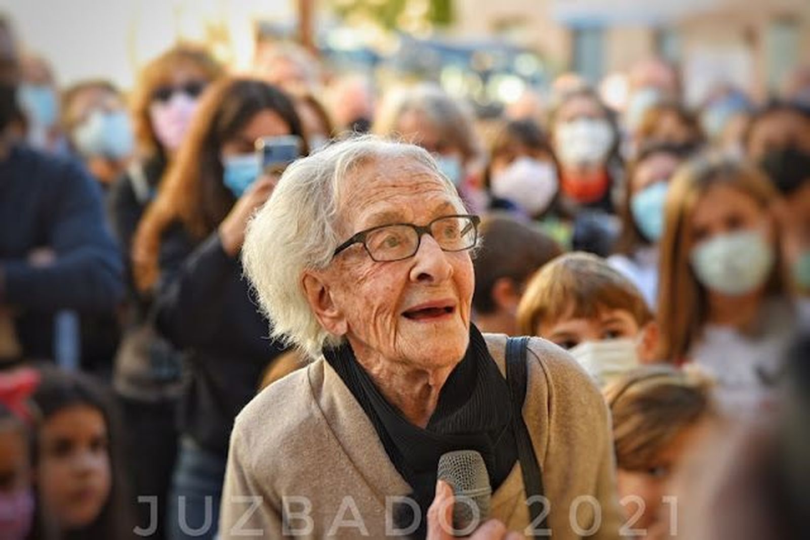 Ida Vitale en Juzbado en 2021