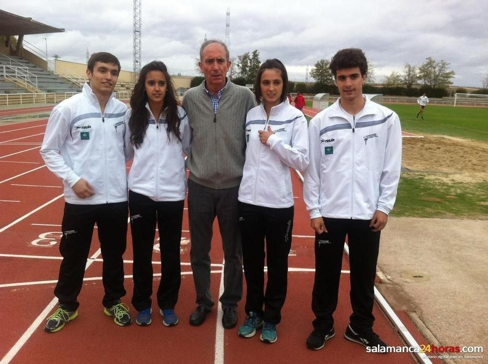 El Atlético Salamanca presenta a cuatro nuevos atletas