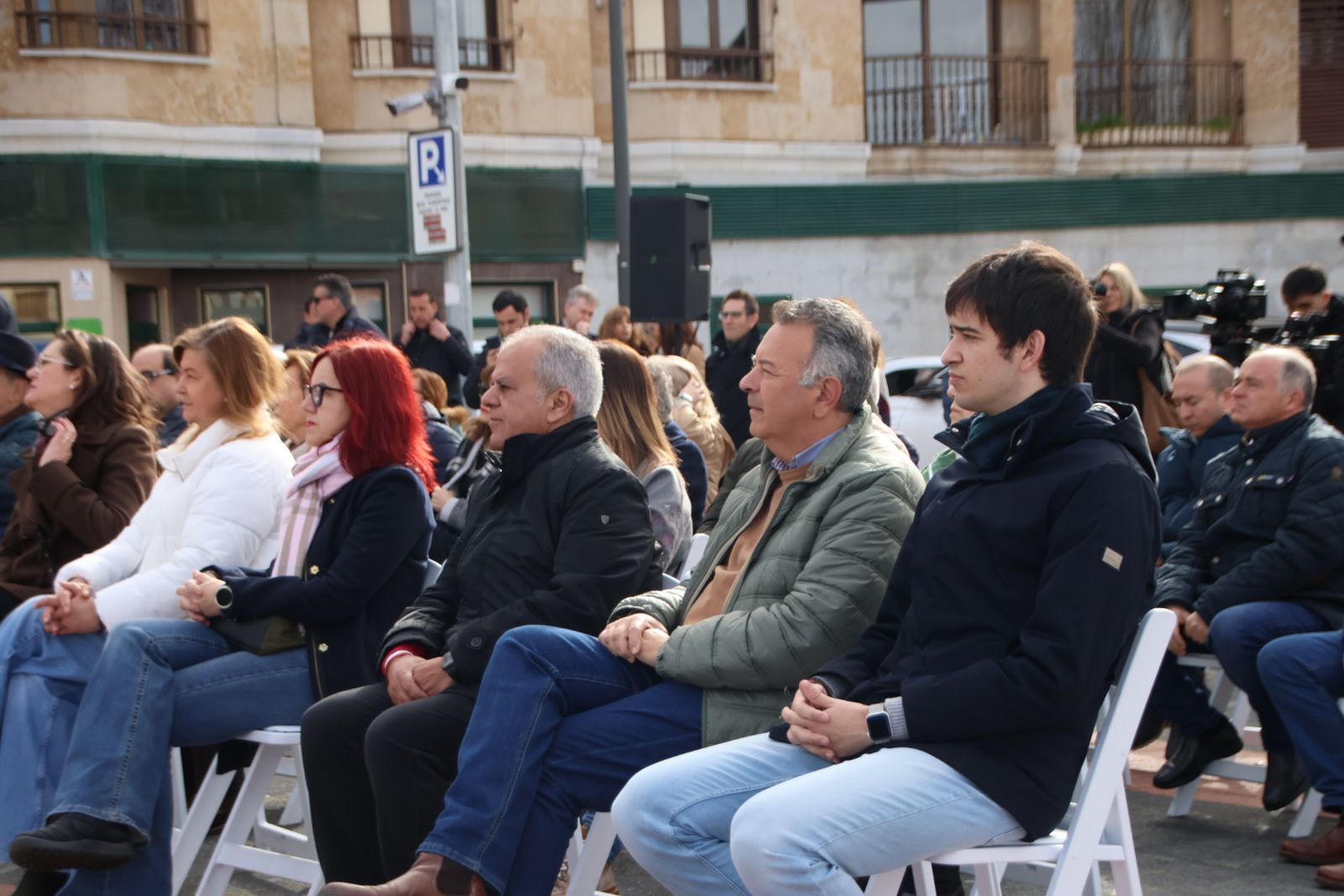 Mañueco presenta su caravana de vehículos en Salamanca