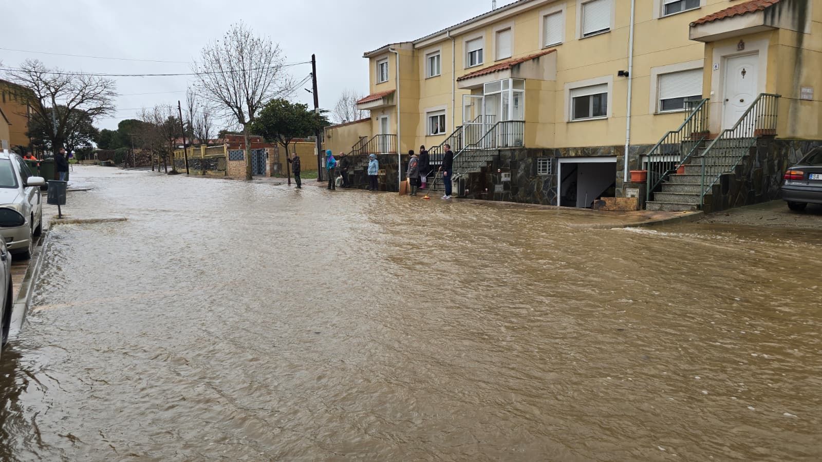 Inundación en Miranda de Azán