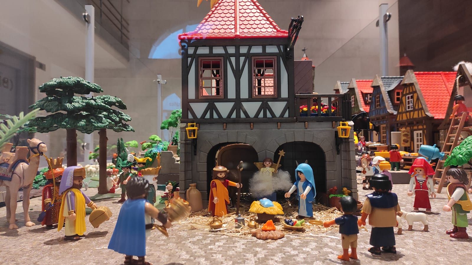 Recreación del ‘Belén medieval con Playmobil’. Archivo.