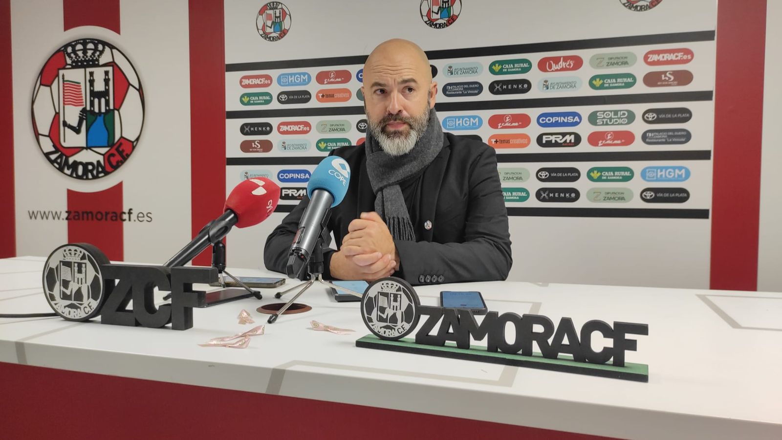 David Movilla, entrenador del Zamora CF.