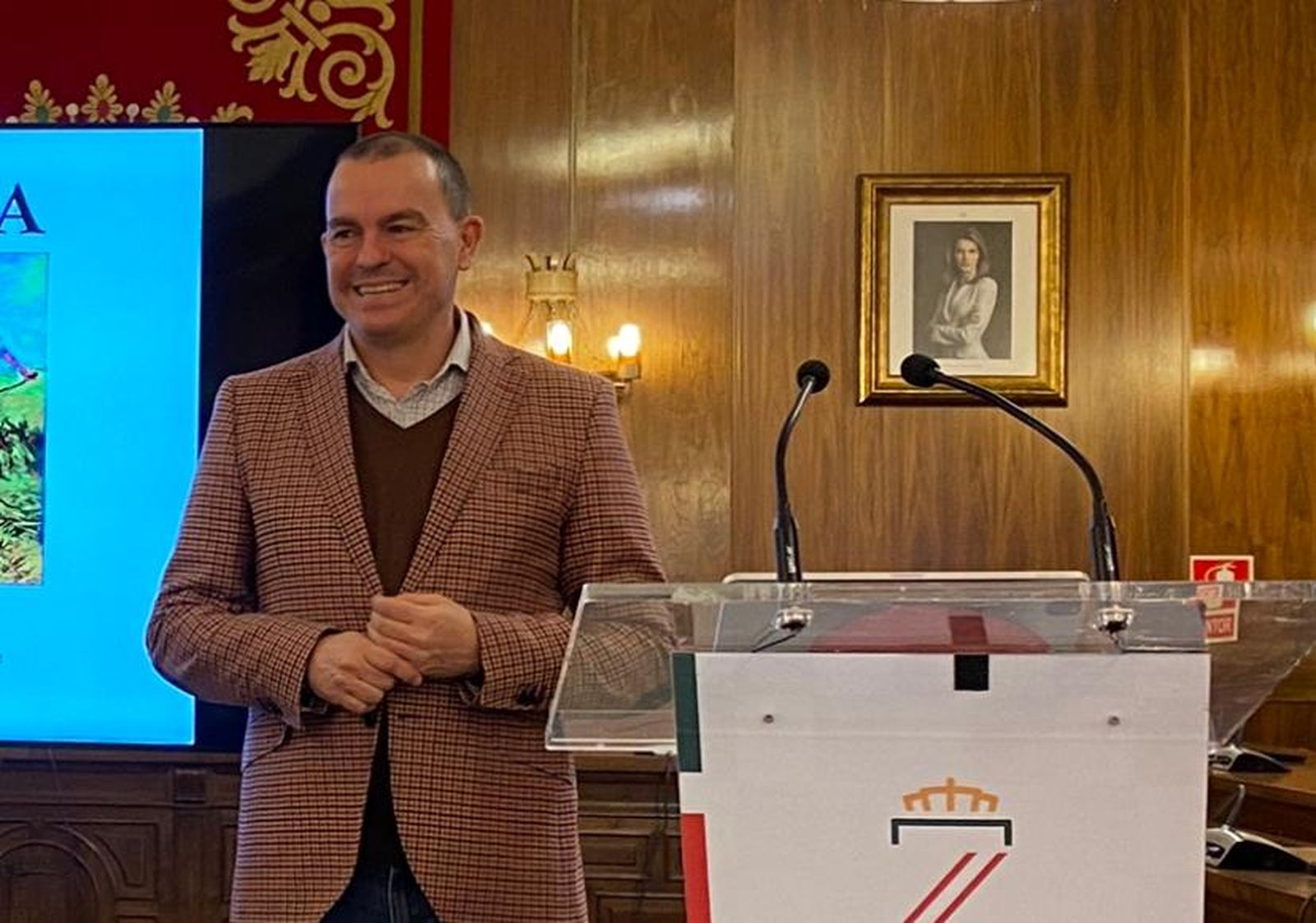 Francisco Requejo durante una rueda de prensa