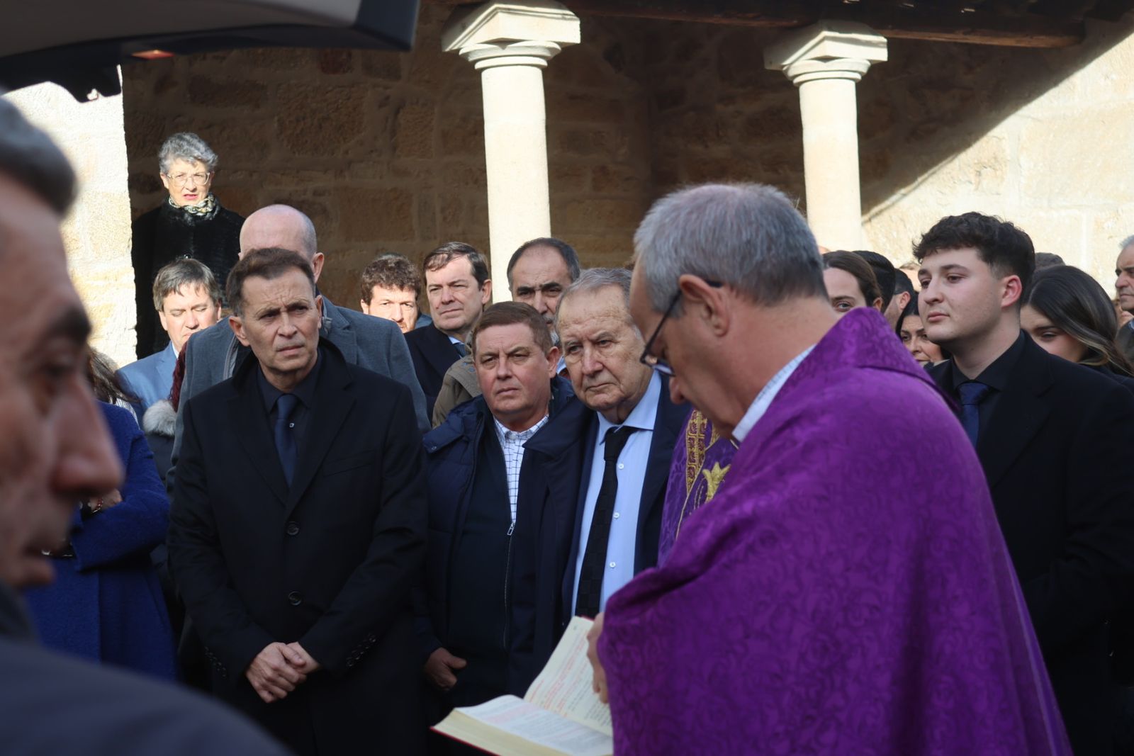 Funeral del empresario Silvestre Sánchez Sierra en Aldearrodrigo