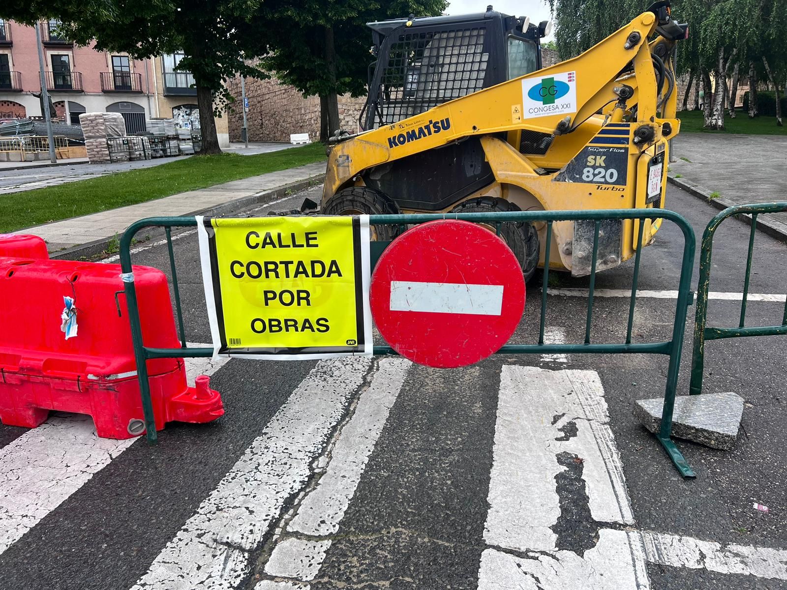Cortes de tráfico. Foto de archivo