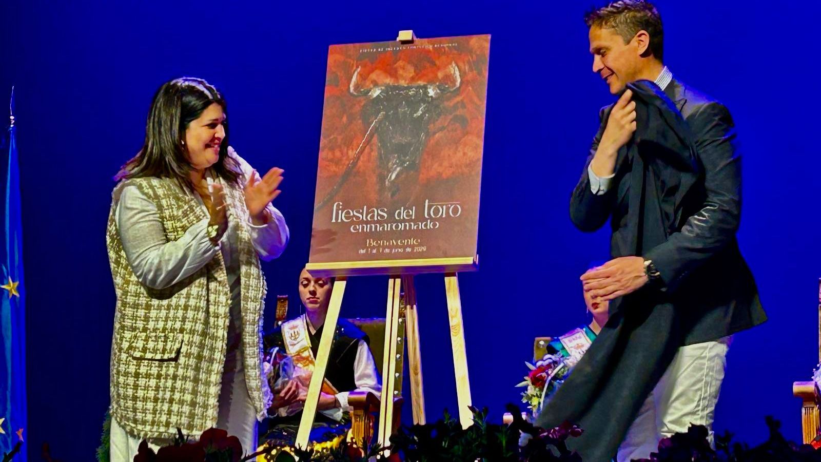 Cartel Toro Enmaromado 2026. ‘Cabeza de toro con soga’ de Miguel Ángel García Olivas