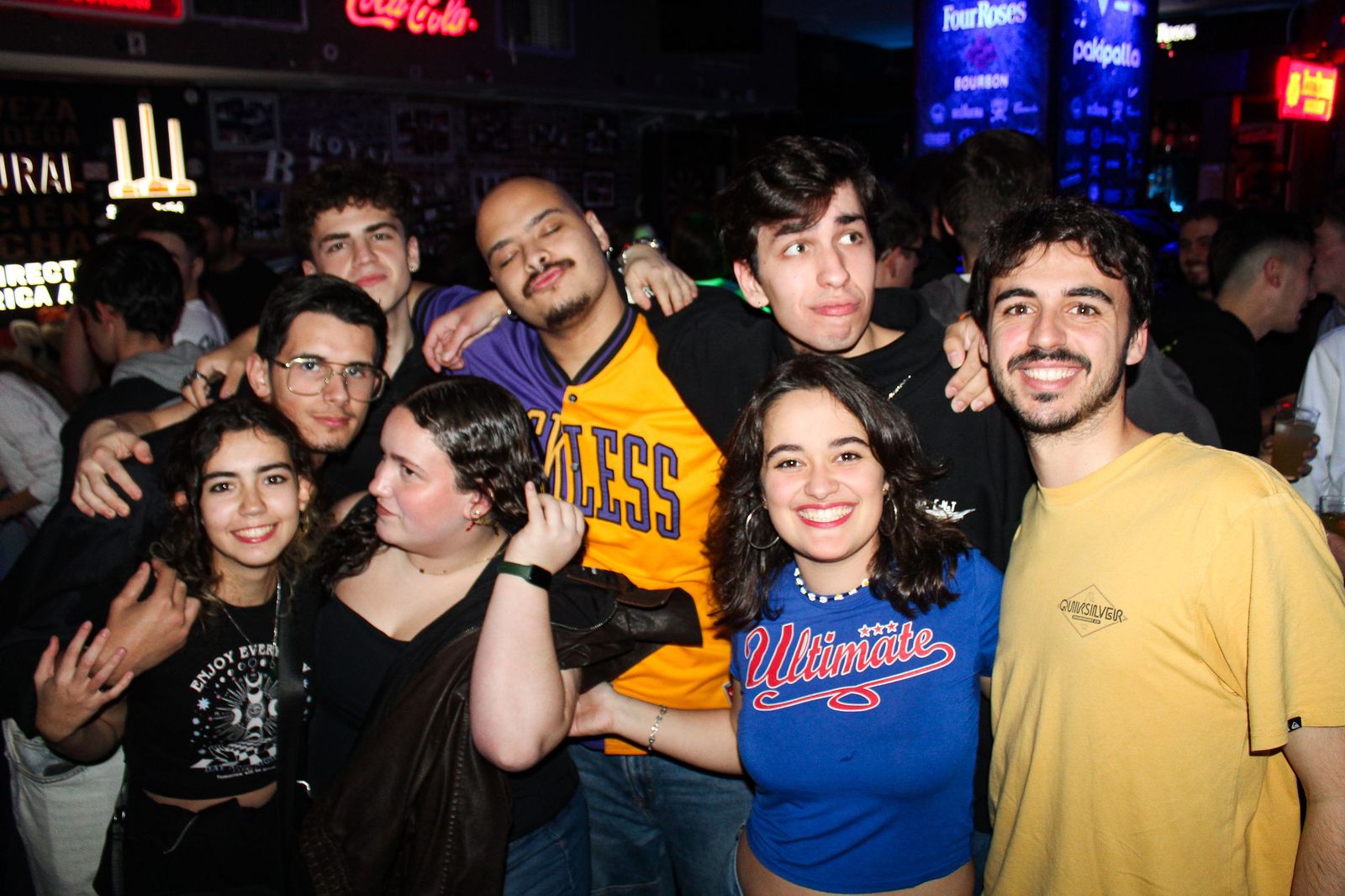 Salamanca de noche, sábado 6 de diciembre
