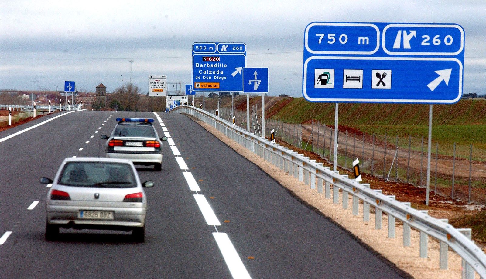 Tramo de la Autovía de Castilla A-62 Salamanca-Aldehuela de la Bóveda. Foto ICAL Tramo de la Autovía de Castilla A-62 Salamanca-Aldehuela de la Bóveda. Foto ICAL
