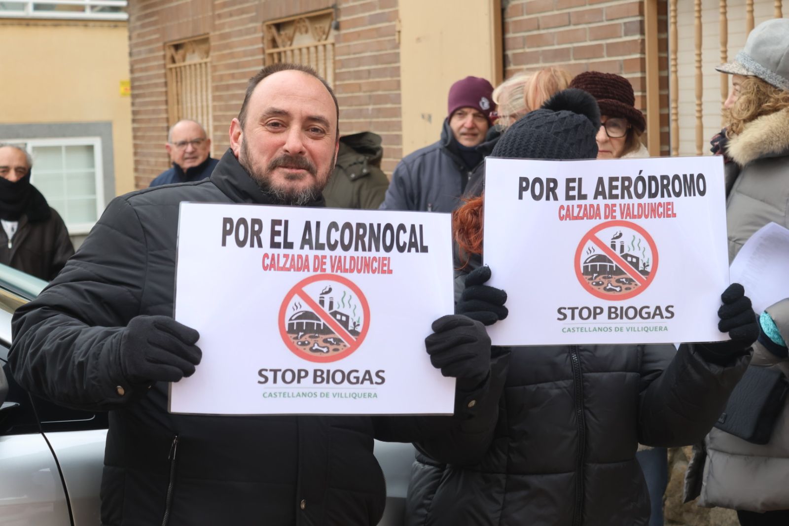 Protesta ciudadana por la planta de biogas en Castellanos de Villiquera