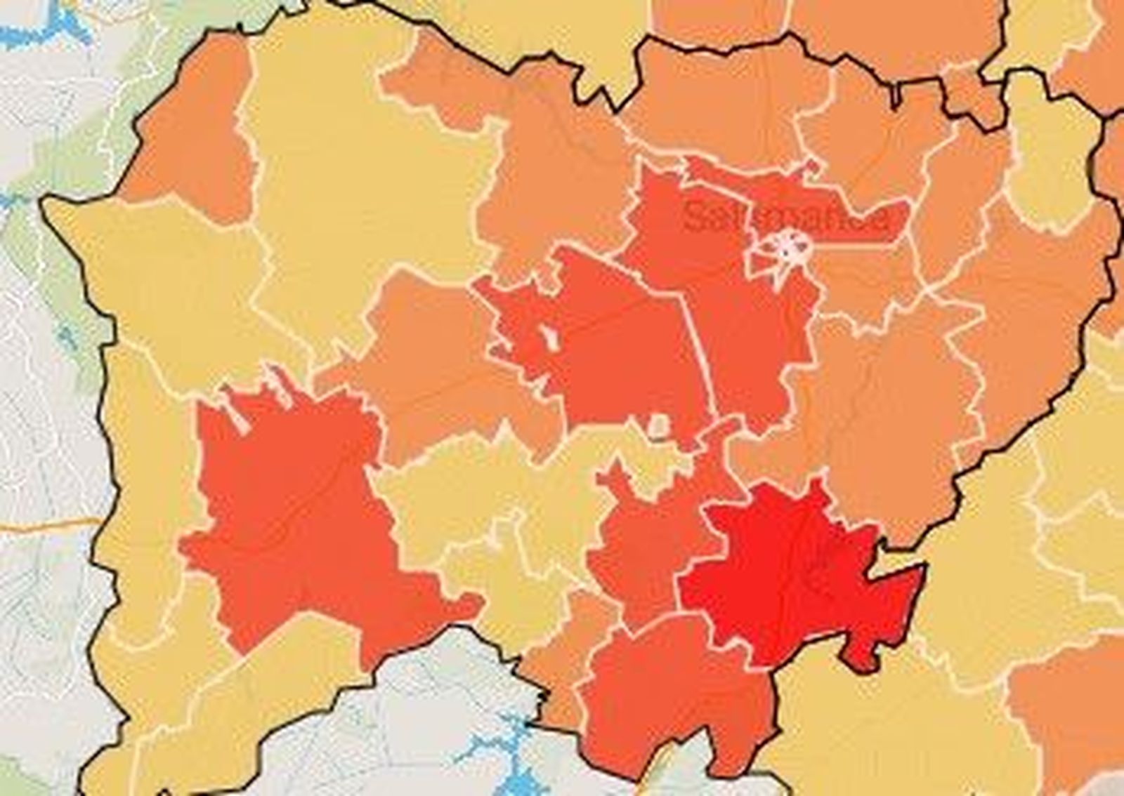 Mapa del coronavirus: Los casos activos en Aldeadávila crecen un 150% en tan solo una semana