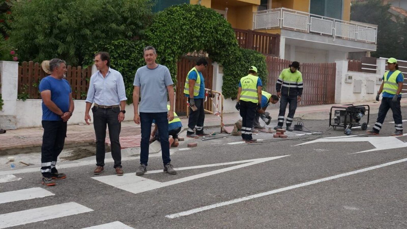 Imagen de las obras en Aldeatejada