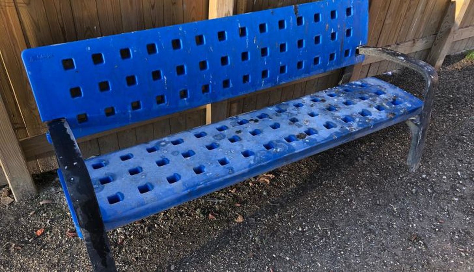 Estado de uno de los bancos.