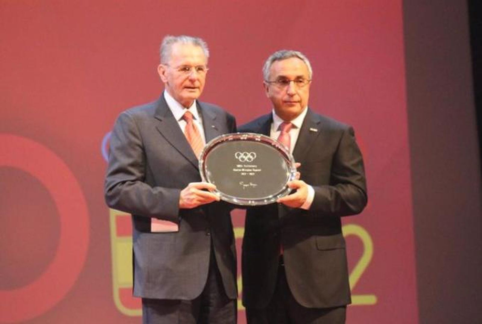 Jacques Rogge y Alejandro Blanco Centenario del COE / EUROPA PRESS   Archivo