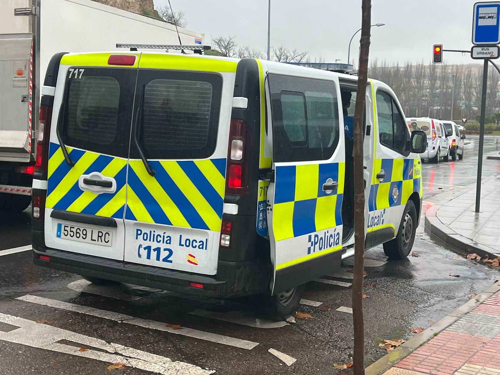 Policía Local en el Paseo de San Vicente