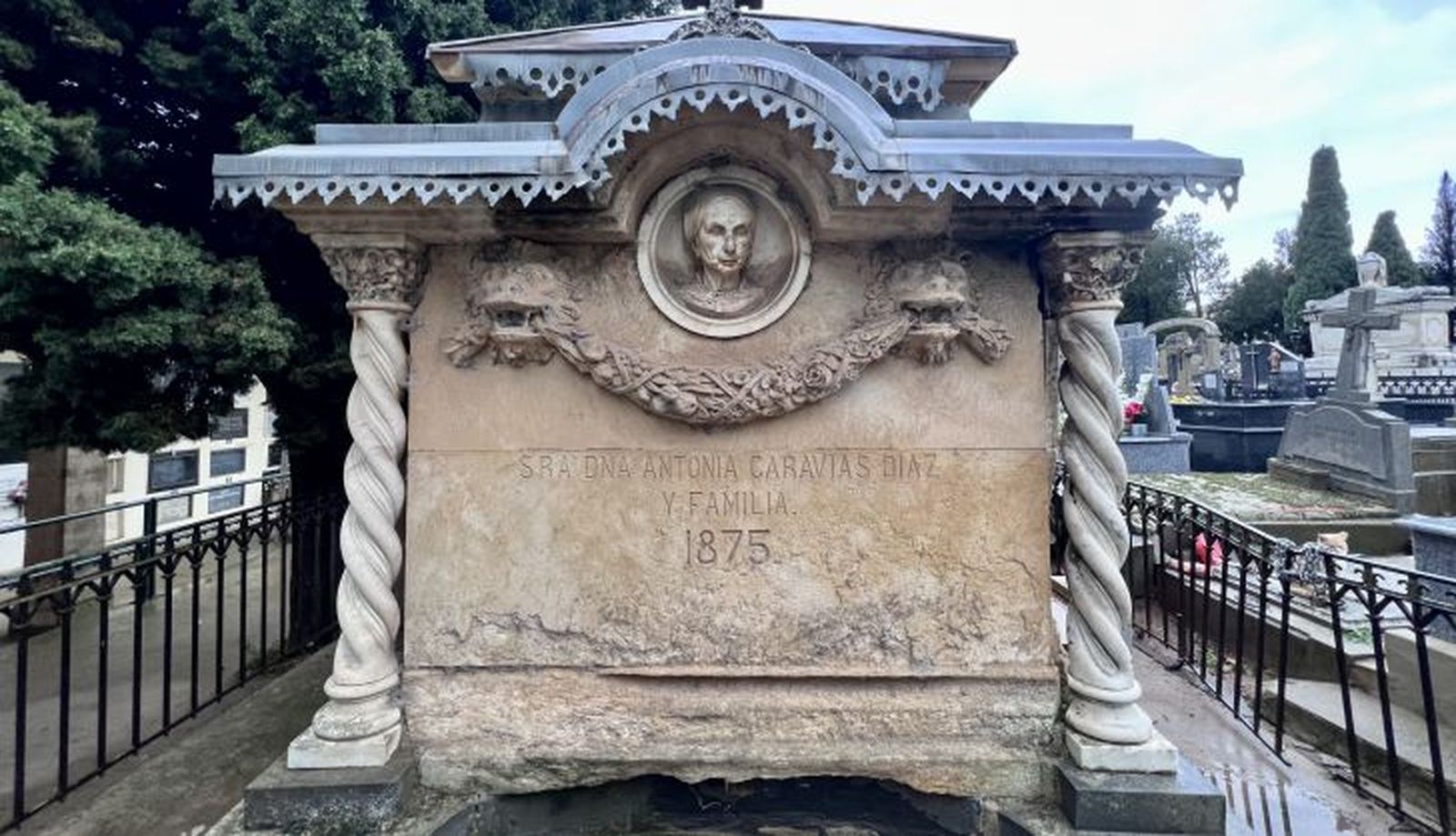 Arte funerario en el cementerio de Salamanca 