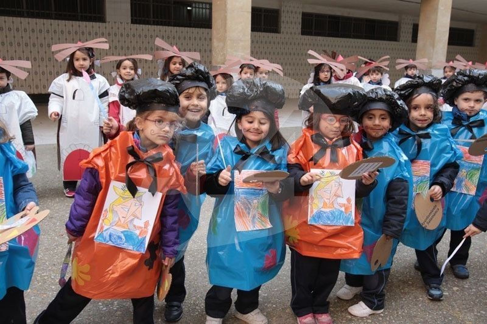 Colegio San Juan Bosco. Desfile de Carnaval.