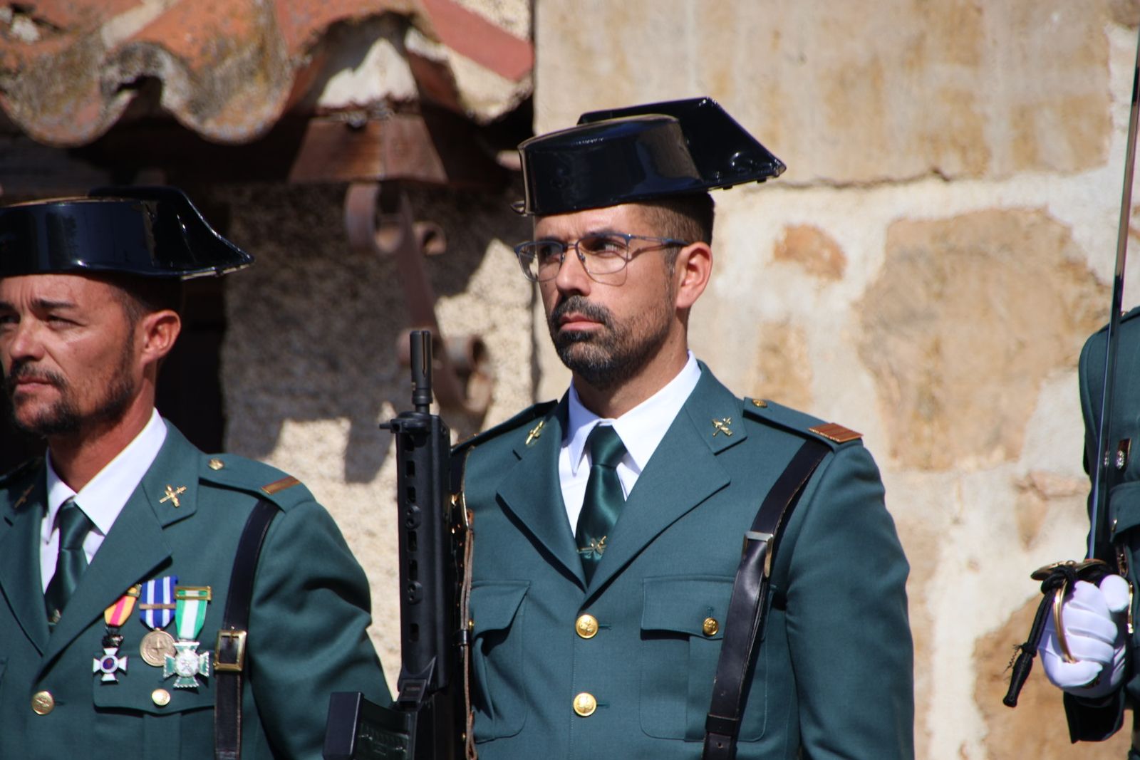 Inauguración glorieta a la Guardia Civil en Villares de la Reina