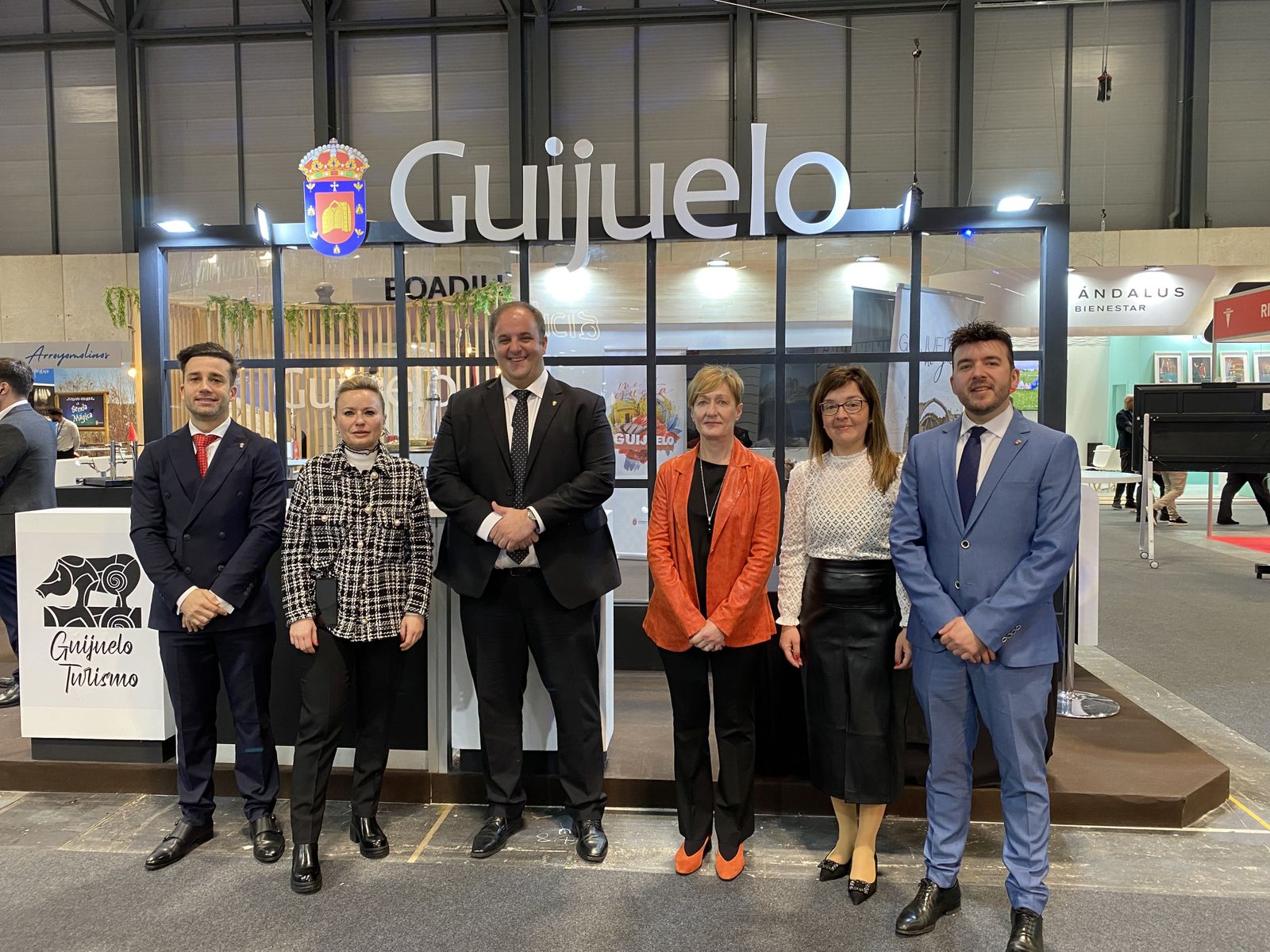 Representación Corporación Municial en el stand de Guijuelo en Fitur 2024