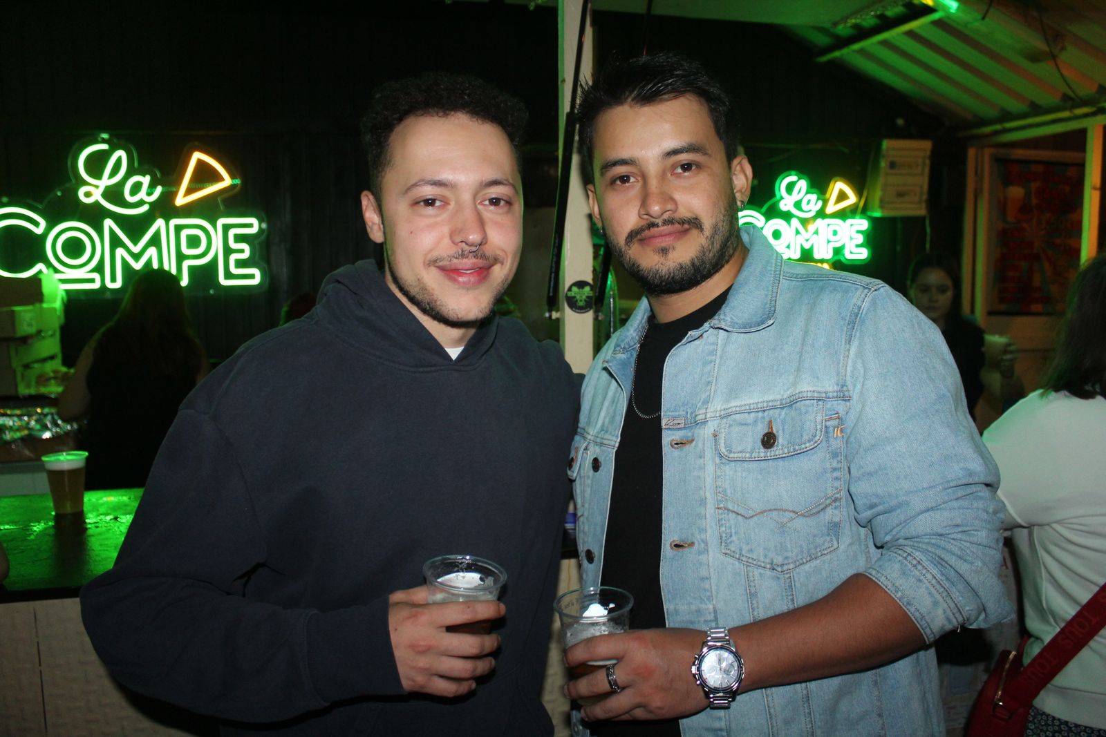 Ambiente en la Feria de Día en la tarde de este