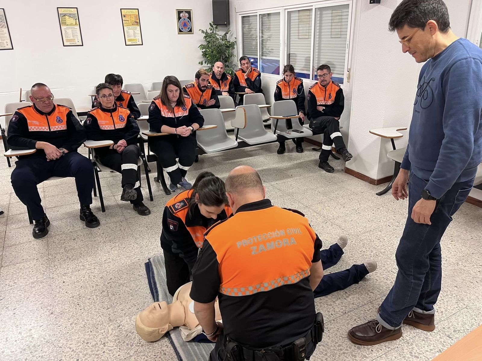 Curso de formación de Protección Civil. Archivo.