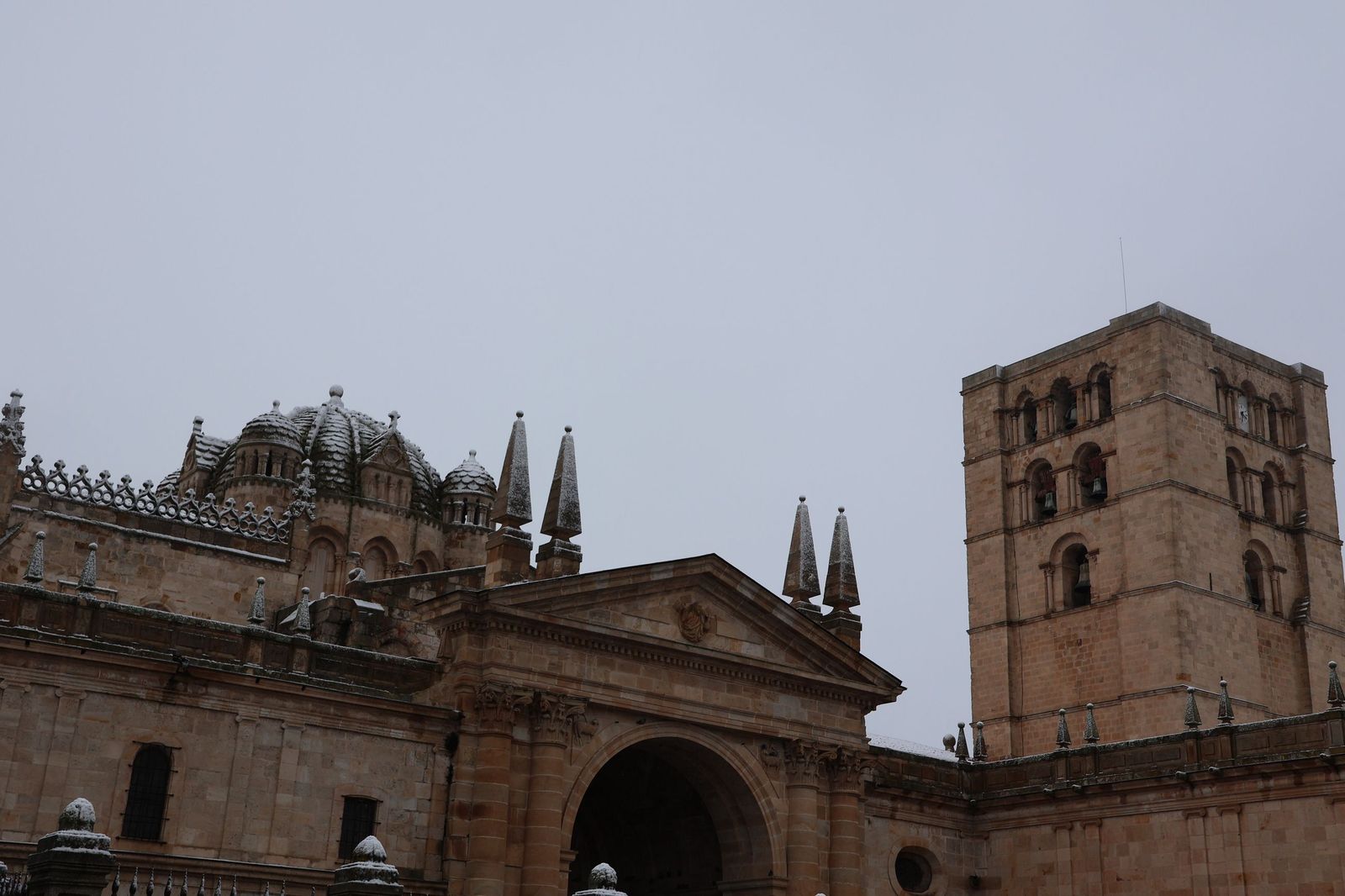 GALERÍA | Nieve en Zamora capital este miércoles