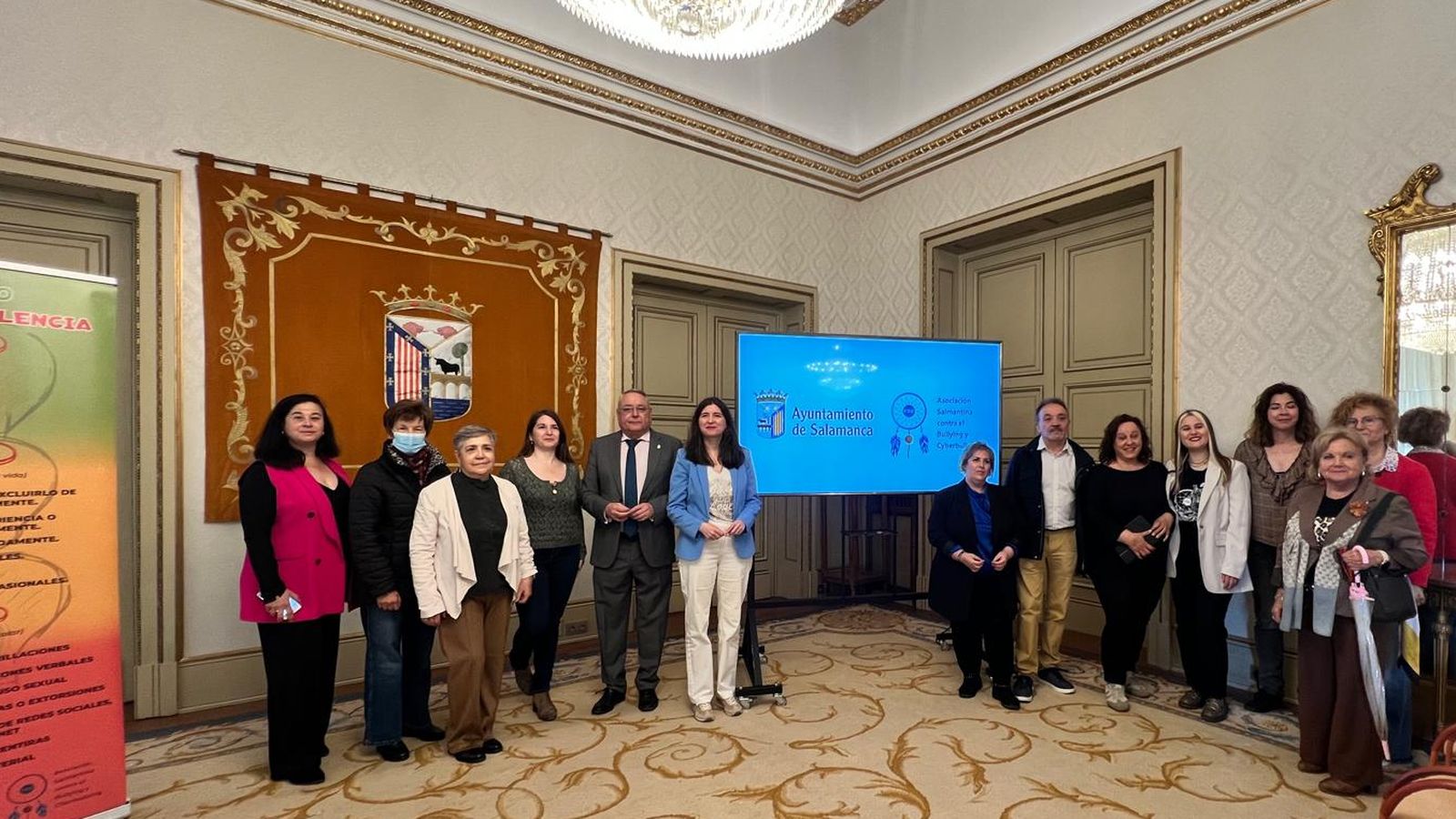 Presentación de actividades contra el acoso escolar en Salamanca