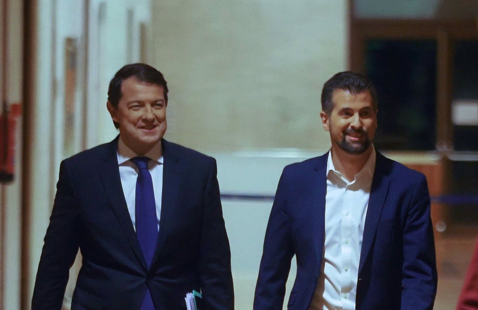 Mañueco y Tudanca. Foto EP