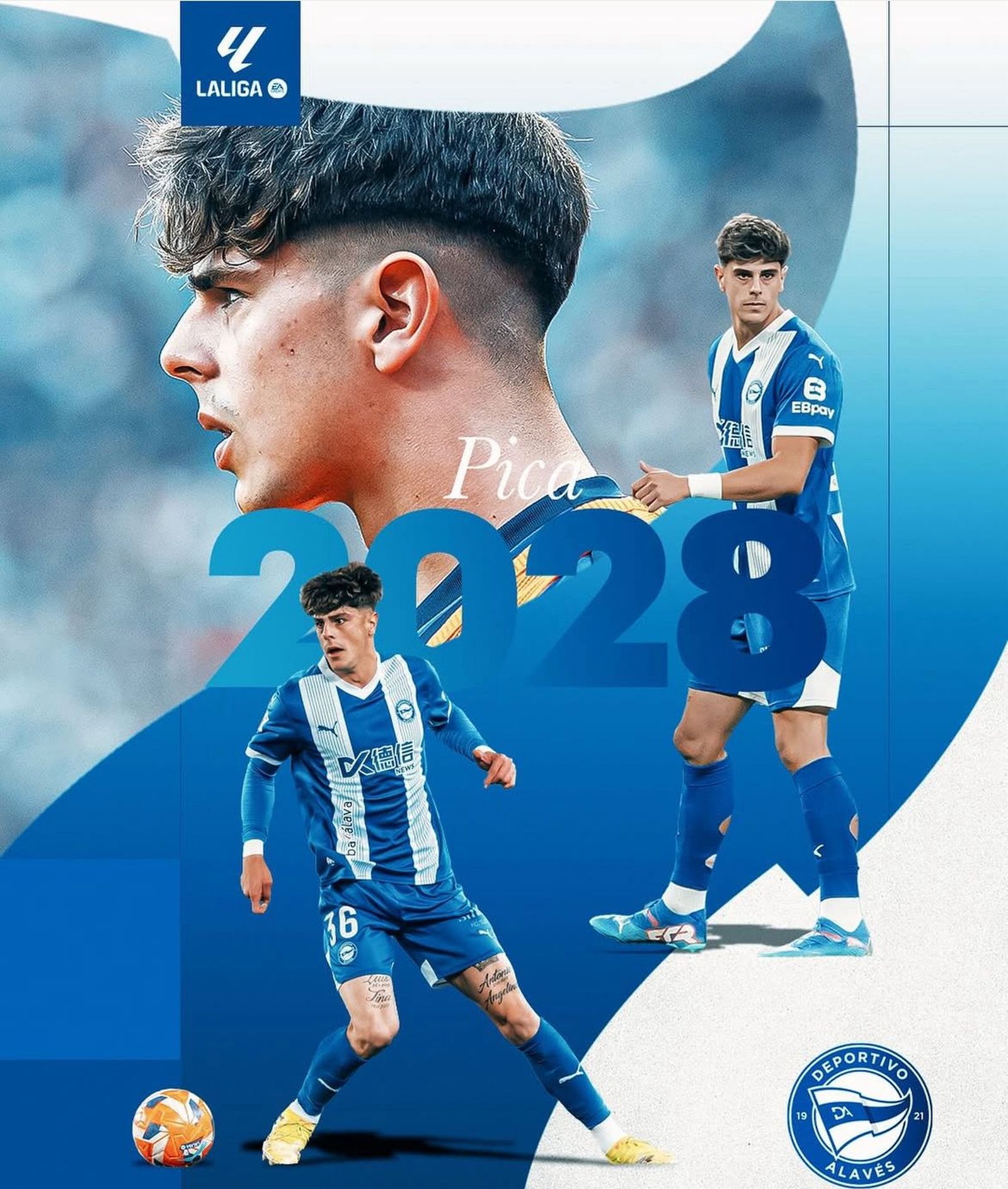 El salmantino Adrián Pica renueva con el Alavés hasta 2028 El salmantino Adrián Pica renueva con el Alavés hasta 2028