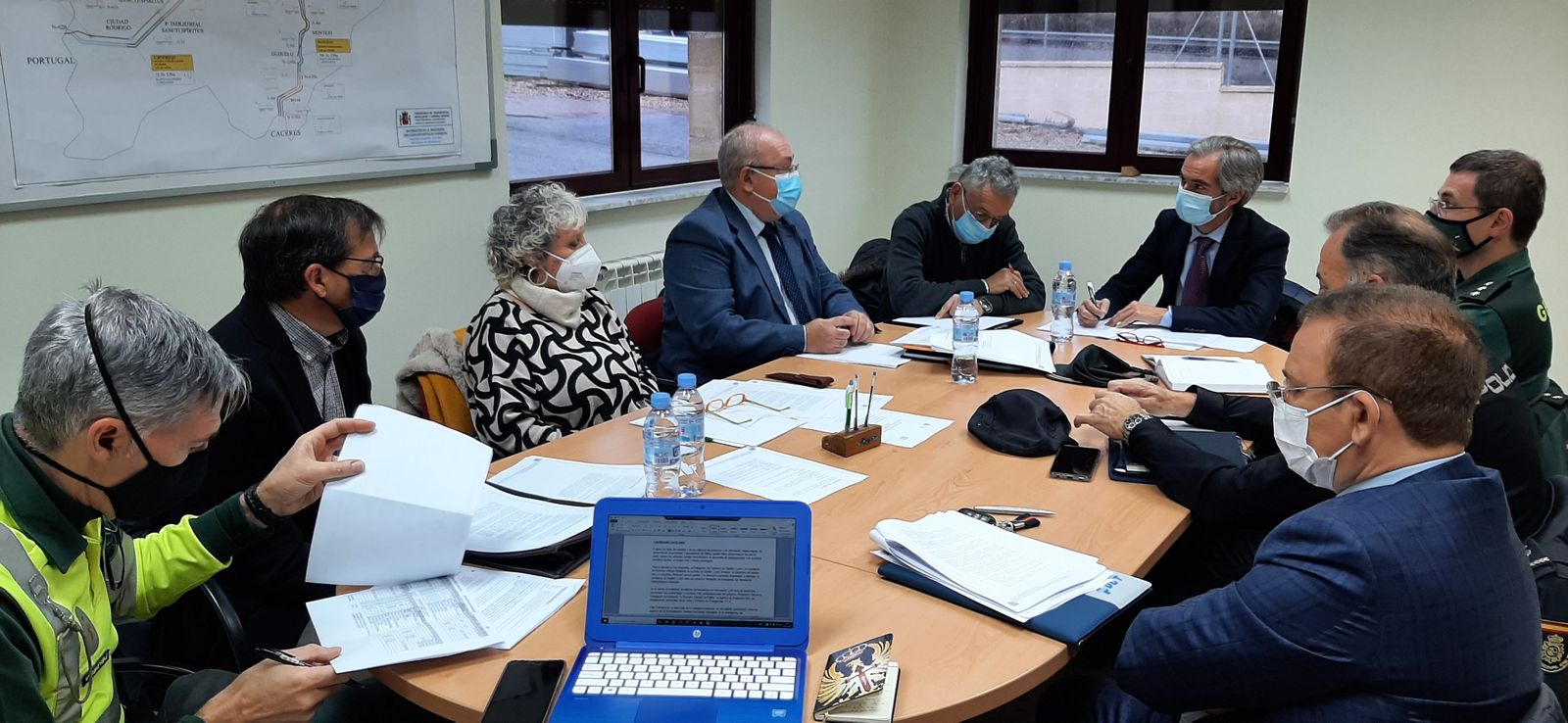 La subdelegada del Gobierno presenta el Dispositivo del Plan de Vialidad Invernal en la Red de Carreteras del Estado 2021-2022