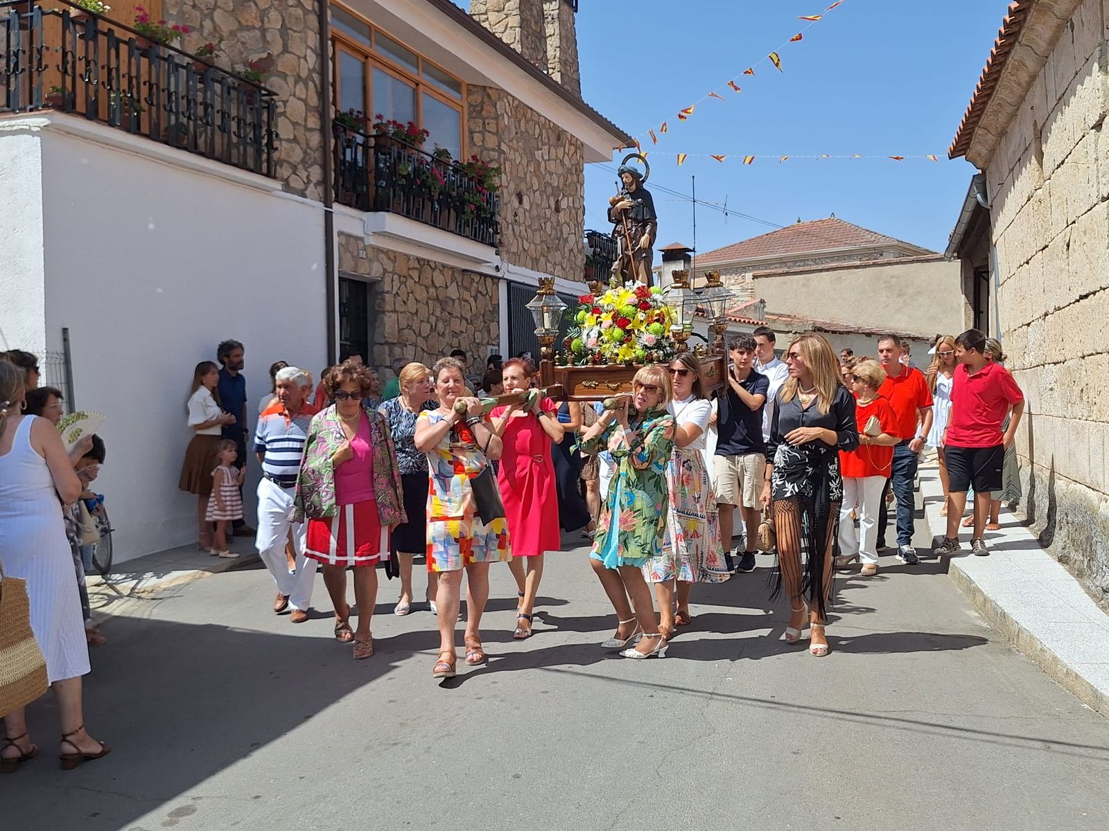 Valdelosa misa y procesión de San Roque