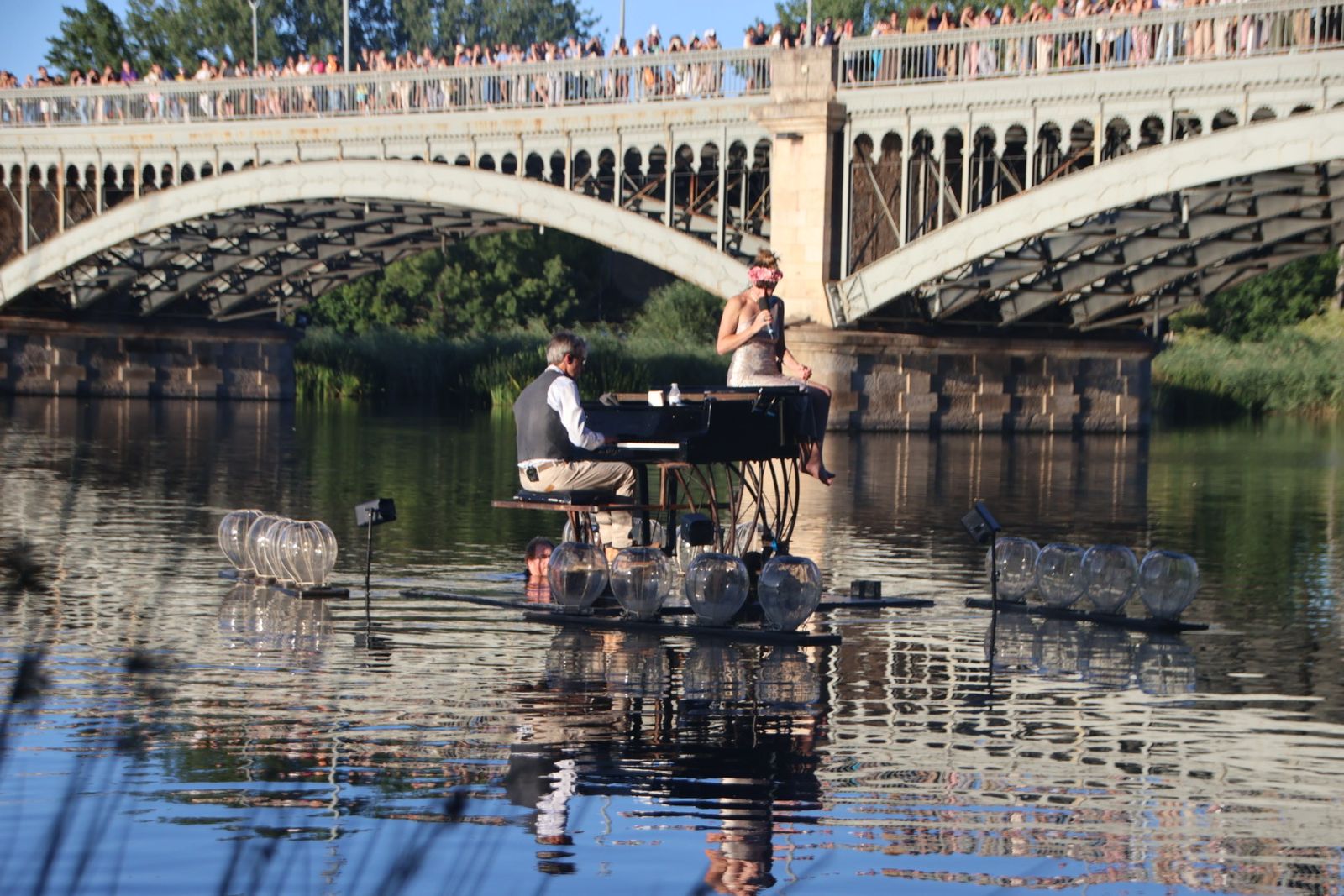 Concierto de piano sobre el río Tormes