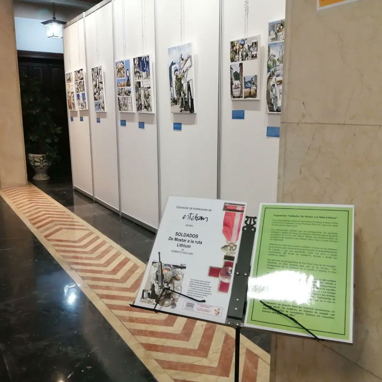 Imagen de la exposición en su anterior ubicación en Oviedo-  @Norberto R Lima