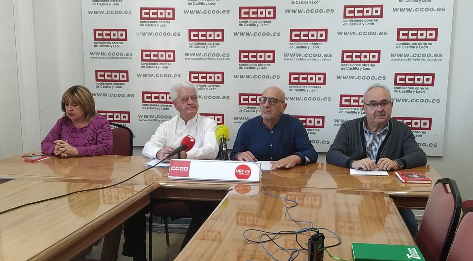 Comisiones Obreras y UGT presentan reivindicaciones con motivo del Día de las personas mayores