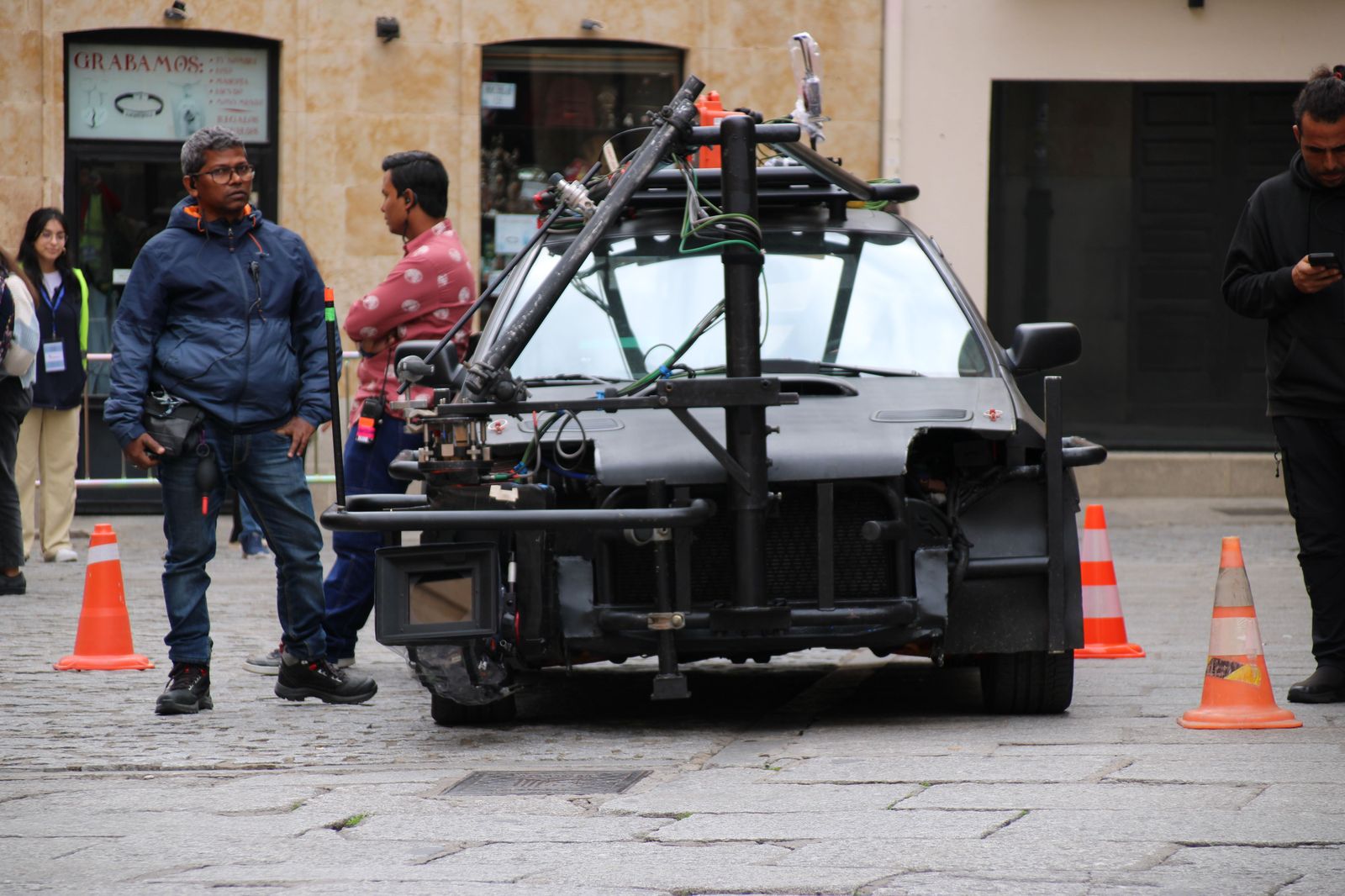 Primer día de rodaje de la película de Bollywood en Salamanca
